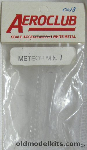 Aeroclub 1/72 Meteor Mk 7 Canopy, C018 plastic model kit